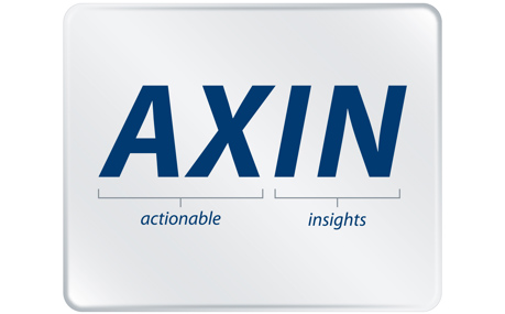 AXIN Logo With Actionable Insights
