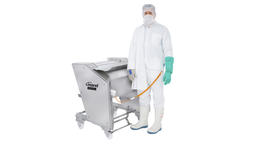 MAJA-OPS Bedienerschutzsystem für offene Entschwartungsmaschinen und Entvliesmaschinen