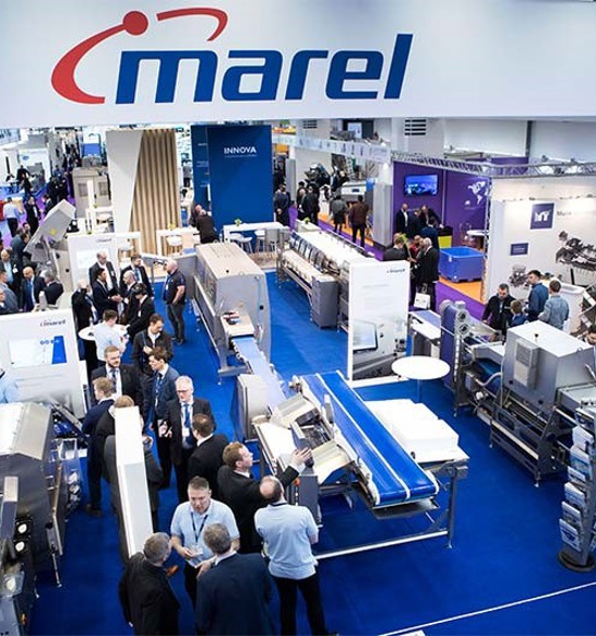 Marel Stand at seafood processing global expo