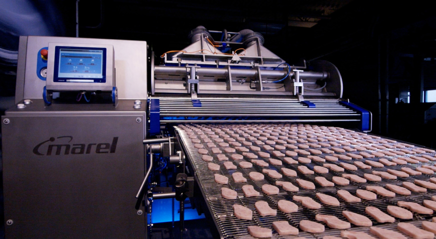 Marel Revoportioner 1000 Low Pressure Forming Chicken Nuggets (1)